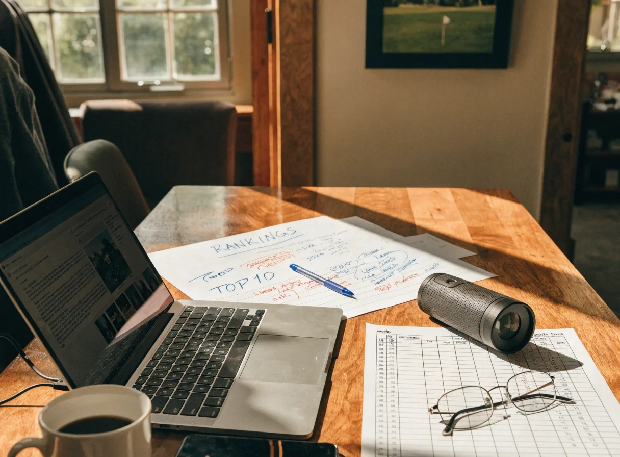 Golf editor workspace with notes and scorecard